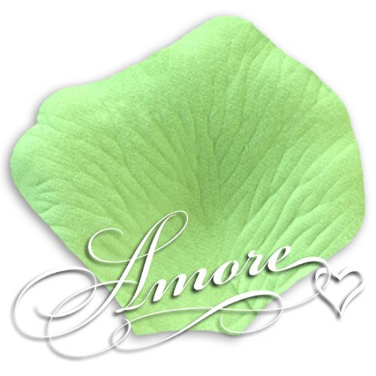 Picture of Silk Rose Petals Pistachio (Green-Pale Moss)